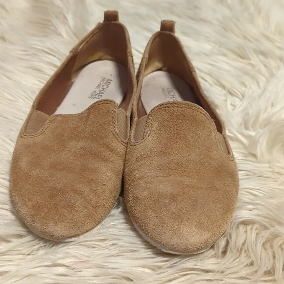 Michael Kors MK Merritt Slip on Luggage Shoes Flats Loafers Size 7.5 M - Picture 4 of 9